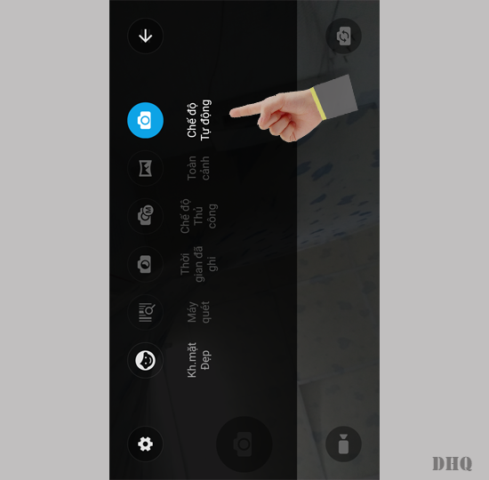 Các chế độ camera trước